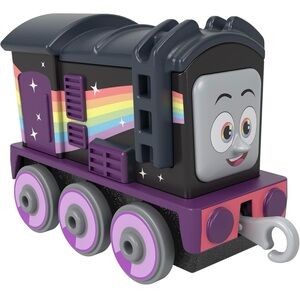 🚂 Thomas & Friends Fisher Price Rainbow Diesel Metal Push-Along Toy Train, NWT